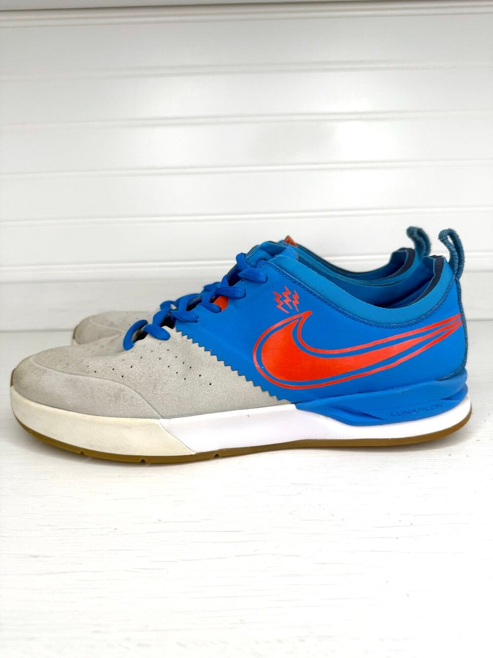 Nike SB Project BA Premium Photo Blue Orange 599643-484 Men’s Size 9.5 Rare